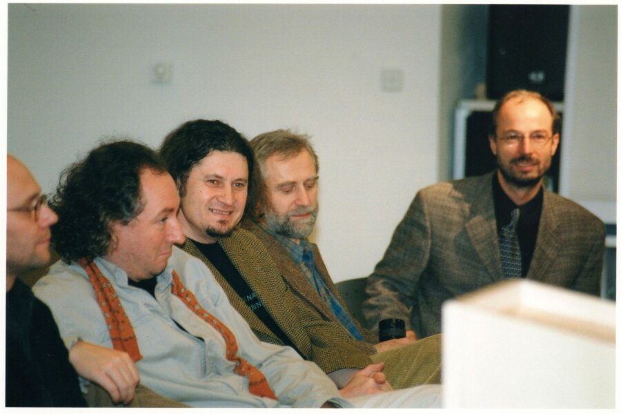 zleva: Martin Dostál, ?, Stanislav Diviš, Jan Merta, Radek Horáček